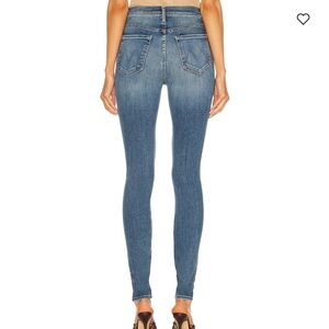 MOTHER The Pixie Swooner Skimp Leaps And Bounds Denim $139 High-Waisted Size 26